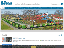 Tablet Screenshot of liva.cz