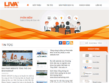 Tablet Screenshot of liva.com.vn